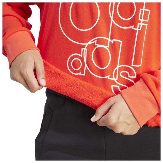 Adidas Γυναικείο φούτερ W French Terry Print Hoodie Adidas Γυναικείο φούτερ W French Terry Print Hoodie